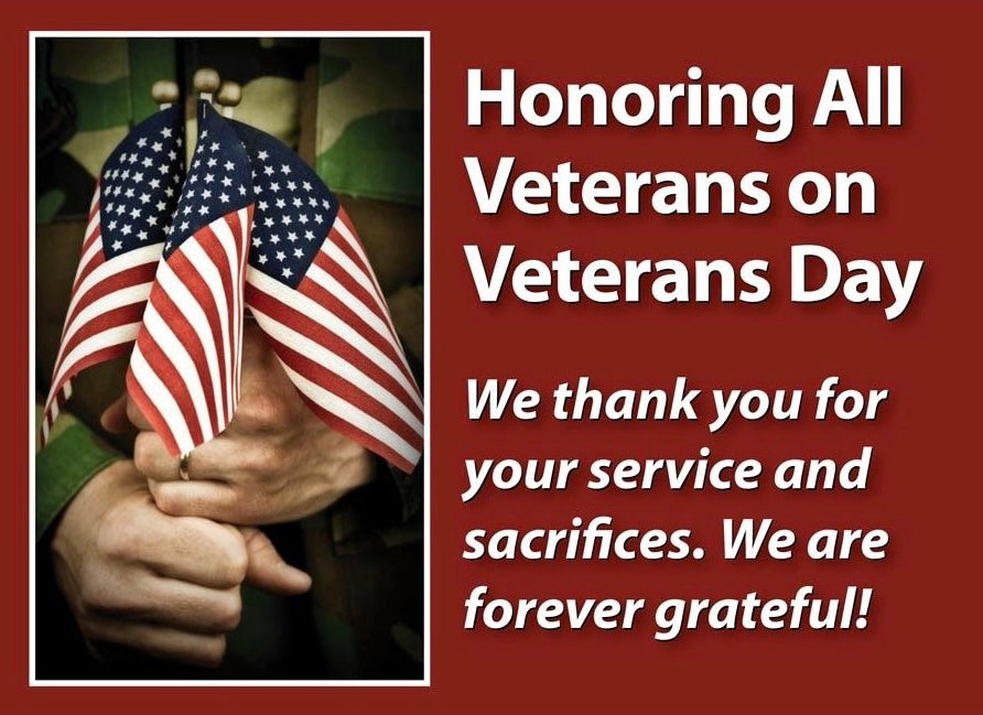 Thrifty Thursday - Taking a moment to honor our Veterans