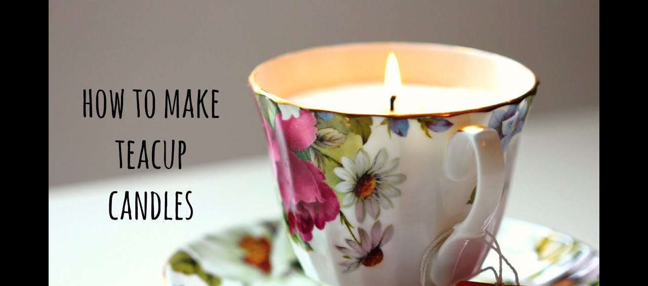 Make it Monday - Tea Cup Lights