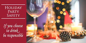 Tuesday Tips -  Getting into the Holiday Spirits: Drinking Responsibly