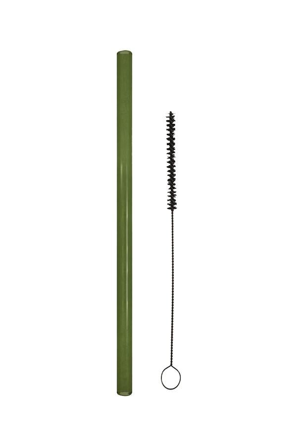 Green reusable straw