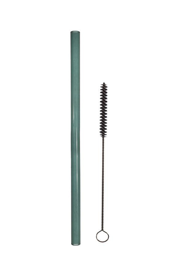 teal reusable straw