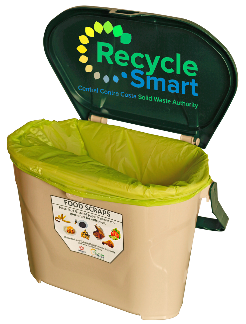Lucky Family Green Countertop Compost Bin with Lid - 1.6 Gal Stainless –  INNOTAK