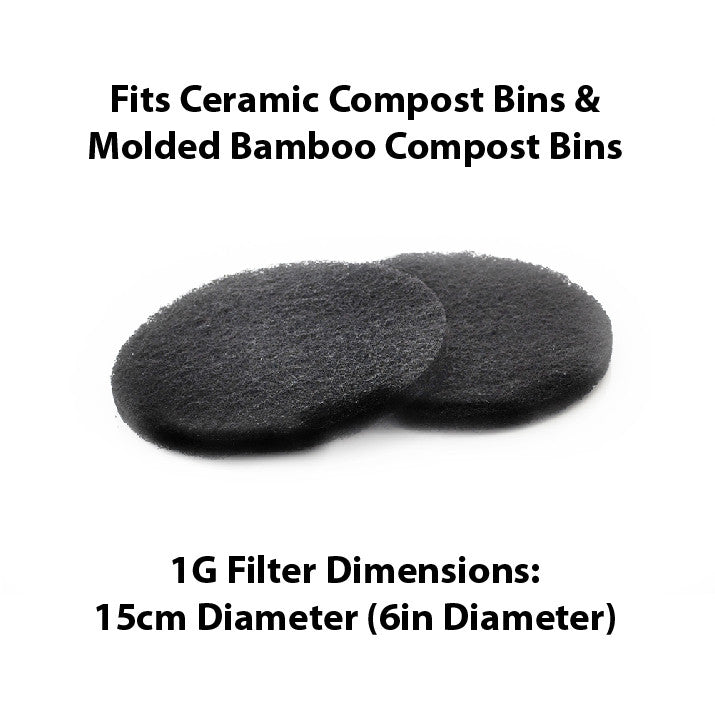 1 Gallon Compost Bin Replacement Filters