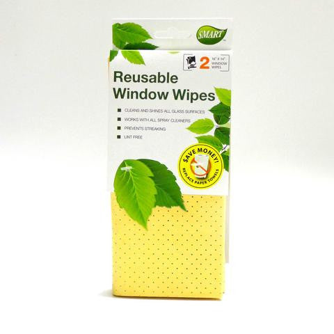 Reusable Window Wipes